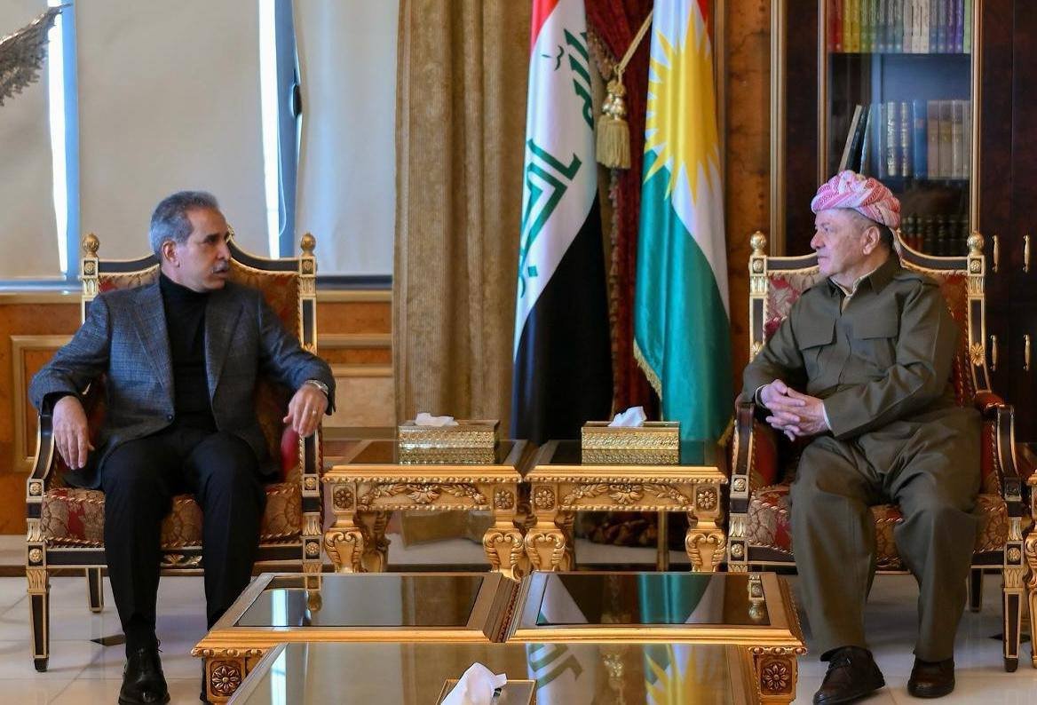 فائق زيدان يلتقي رئيس الحزب الديمقراطي الكردستاني