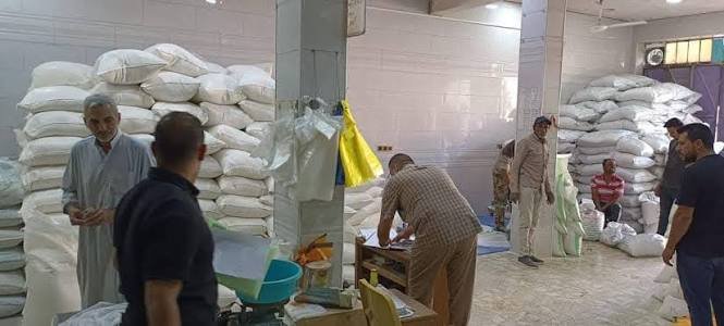 وزارة التجارة تعلن المباشرة بتجهيز المطاحن الحكومية والأهلية بالحصة الثانية من الحنطة المحلية لدعم مفردات البطاقة التموينية وتأمين مادة الطحين للمواطنين