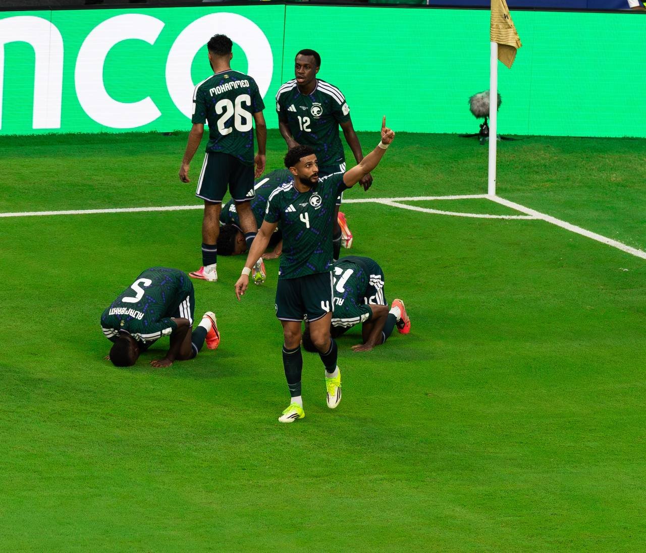 السعودية تتعادل مع الاوروغواي بهدف لكل منهما في الجولة الأولى من كأس كا العالم 2026.