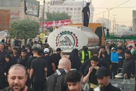 الحشد الشعبي: تجهيز أكثر من 17 مليون لتر ماء لخدمة زائري الأربعينية